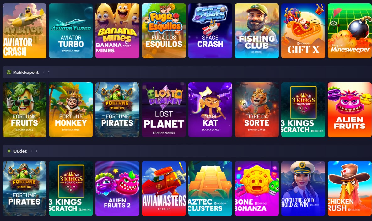 Bet7K lobby